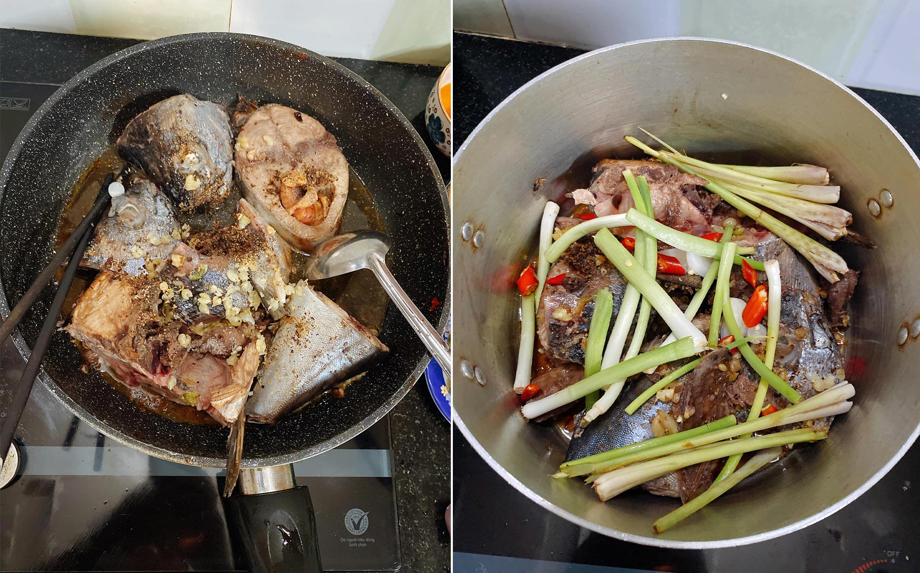 Chiên và ướp cá cho ngấm gia vị
